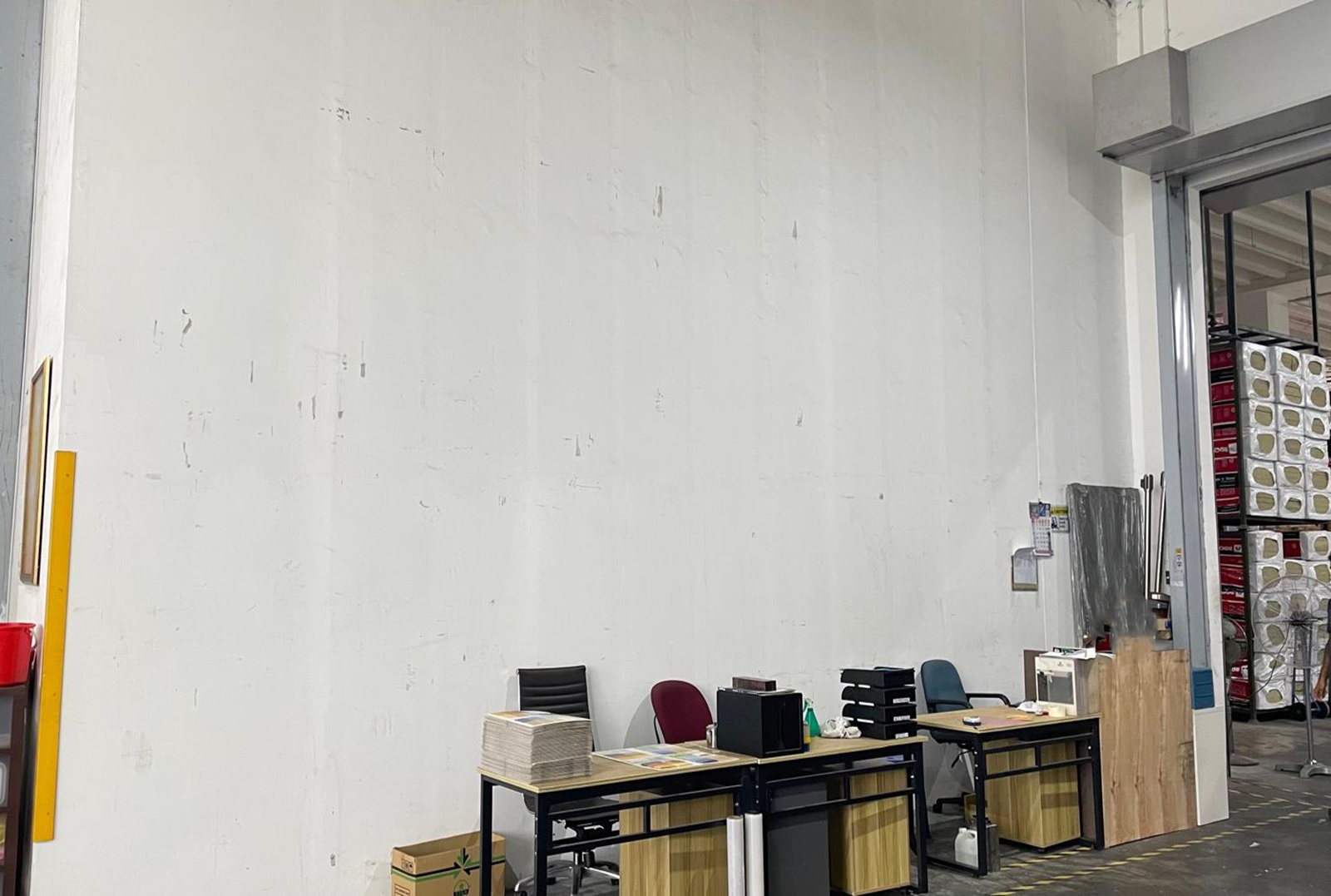 Transforming a plain warehouse entrance
